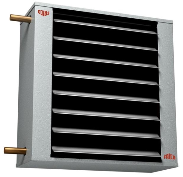 Hot water air heater 8 / 19kW 620 / 2340m³ / h 230V