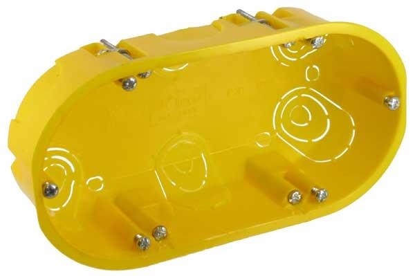 Dubbele hollewanddoos diepte 45mm