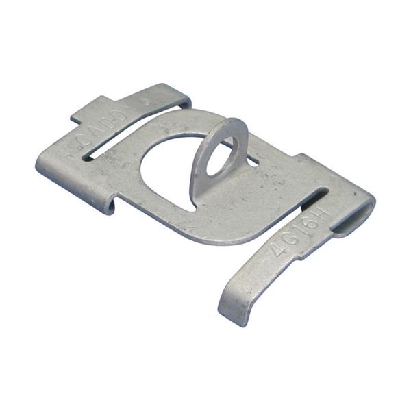 Attache pour support de faux plafond avec trou lisse à 90° 4G16H, Caddy armour, Gris, 6,4mm (1 / 4")