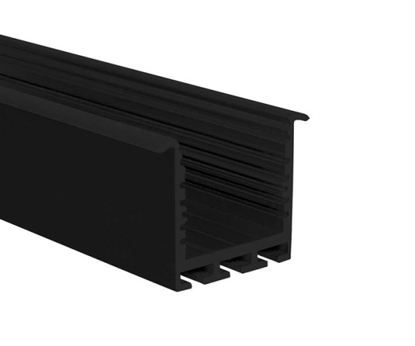 Profil Noir Q - Line encastré 24 - 2000 x 35 x 35mm
