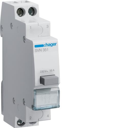 Impulse 1NO / NC pushbutton