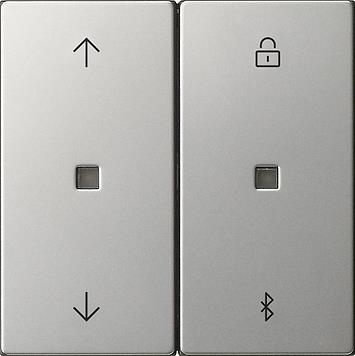 S3000 jaloezie - + schakelklok BT Gira E22 Edelstaal