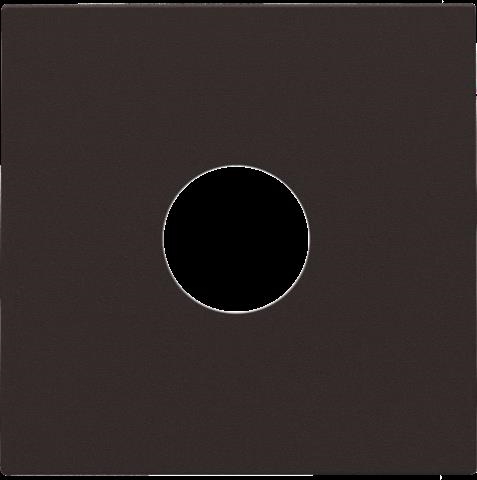 Afwerkingsset voor enkelvoudige coaxaansluiting voor TV, dark Brown coated