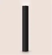 Smappee - chargeur autonome EV One Black monophasé ou triphasé jusqu'à 22kW livré avec ancre