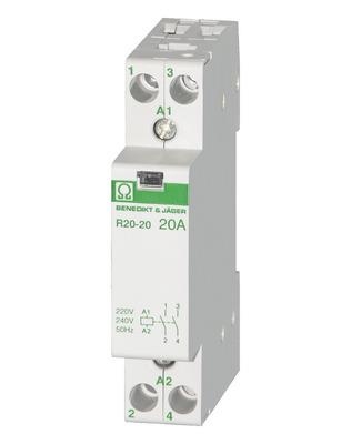 Contacteur modulaire 24V  AC 1 - 2 pôle(s) 20 - 25A