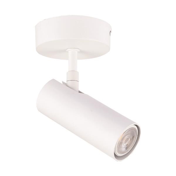 Plafonnier spot rond Blanc Gu10 rosette