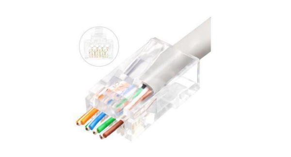RJ45 UTP-stekker cat6 voor vaste / massieve geleider doos van 50 stuks