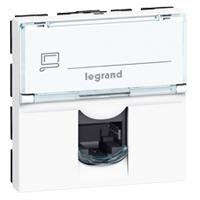 RJ45 cat6 UTP 2 modules Wit LCS² Mosaic Witte kleur