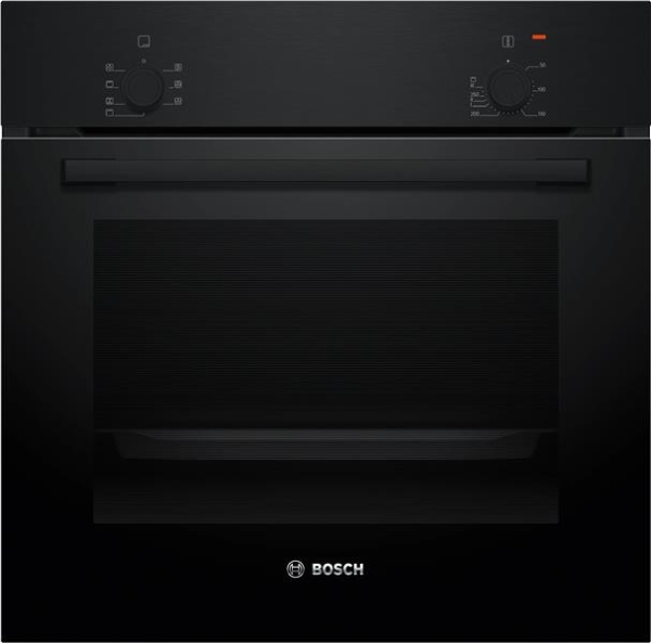 Oven serie 2 multifunctie 60cm, Label A, 5 verwarmingswijzen, no display, Zwart Zwart A