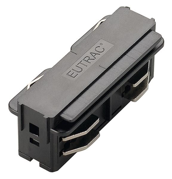 Eutrac direct connector, electrical, Black
