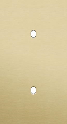 Plaque de recouvrement double, verticale 71mm d'entraxe, pour deux fonctions de commutation simple,