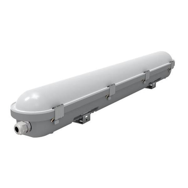 Armature hermétique tri-proof 120cm 20W / 30W / 40W 140lm / W 3 CCT + batterie de secours IK08 IP66