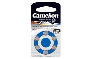 Camelion - pile Zinc Air - 1,4V / A675 - 6 pièces