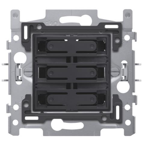 Socle pour quadruple bouton - poussoir libre de potentiel 24V NO