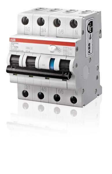 Disjoncteur différentiel 3 pôles + N, courbe C, 32A, 30mA, 6kA type A