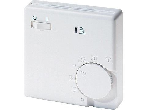 Ruimtethermostaat + on / off 230Vac 5 - 30°C 1NC 16A