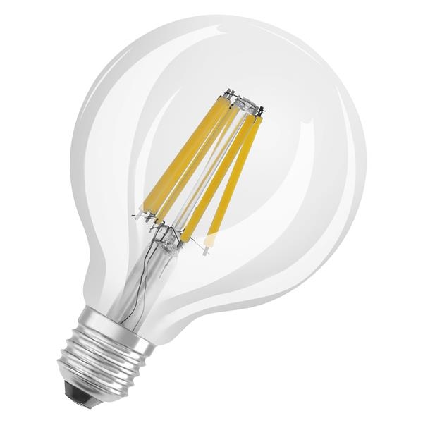 Led superstar plus lamp classic globe filament G95 11W / 2700K E27 1521lm dimbaar