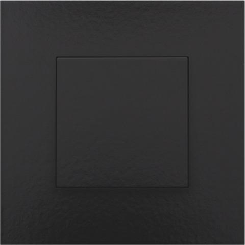 Bouton - poussoir simple pour Niko Home control Bakelite Black
