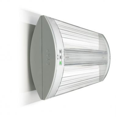 Eclairage de secours apparent 1 x 2.3W 320lm permanent et non permanent IP42 IK04