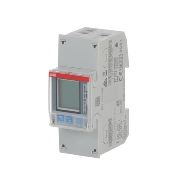 Energiemeter B serie 1 x 230Vac, 65A, pulse, B (cl 1), Steel