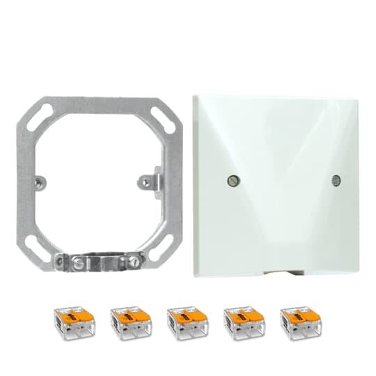 Aansluitdoos 6mm² 3 polig + N + A met Wago klemmen Grijs