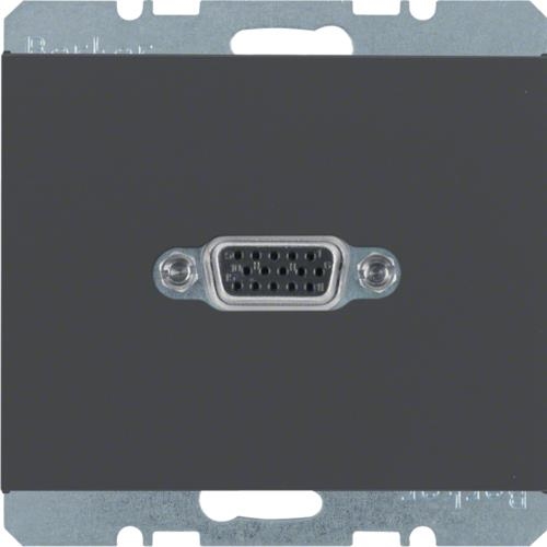 Prise Vga Berker K.1 Anthracite, mat