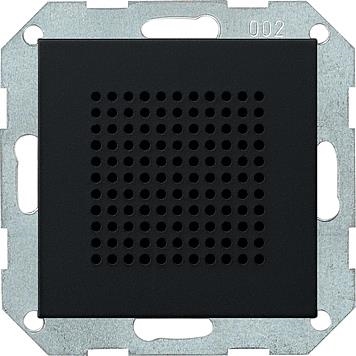 Haut - parleur radio encastrée System 55 Noir mat