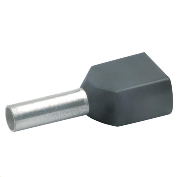 Huls geisoleerd 2 x 1.5² 8mm Zwart