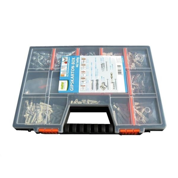 Assortiment box chevilles murs creux