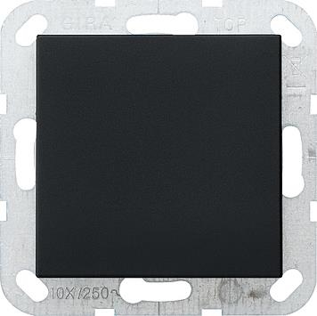 Blinde afdekraam draagring System 55 Zwart mat