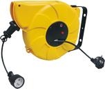 Kabelhaspel automatisch - uitrekbaar met thermische beveiliging - 3G1.5 1800W IP20 - 13m