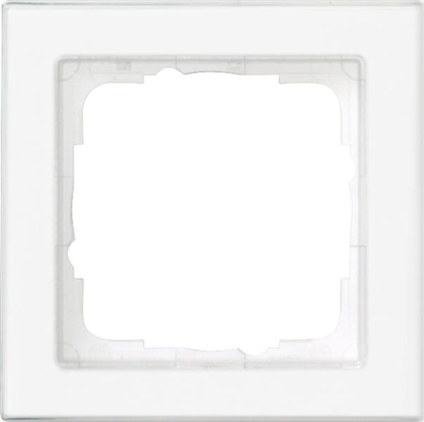 Afdekraam 1 voudig transparant Gira E2 transparant WIt