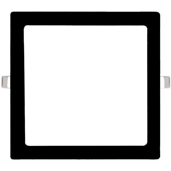 Spot Led carré apparent Noir 225 x 225 20W 3000K 220V