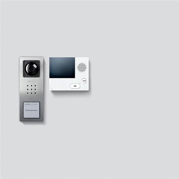 Kit vidéo Siedle basic Acier inoxydable brossé