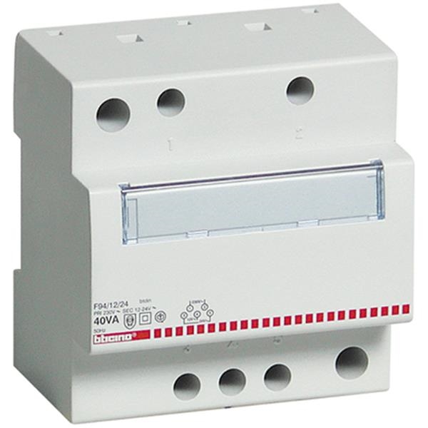 Transfo 230V - 40VA IP20 - 5 modules