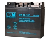 Batterie rechargeable plomb / acide scellée - 12Vdc / 18Ah  181 x 76 x 167mm faston