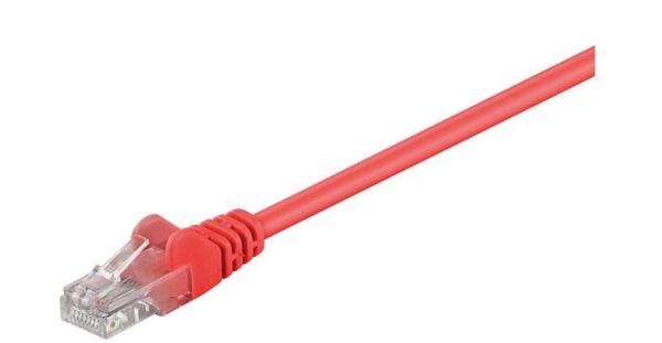 UTP patchcable cat5E 1m Rood