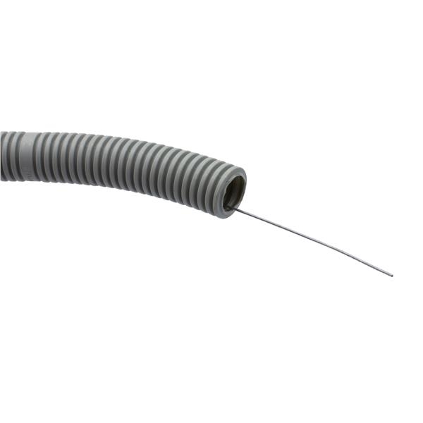 Empty conduit with wire pull diameter 20mm Lsoh in coil of 100m light Grey