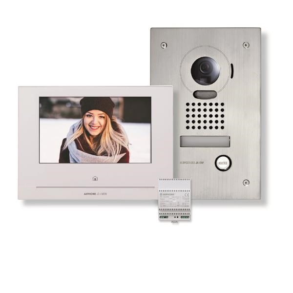 Kit vidéo + moniteur wifi 7" et portier encastrer