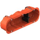 Boite d'encastrement O-range triple pour parois creuses diamètre 67 / 68mm profondeur 47mm pour tube