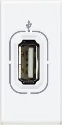 LivingLight - prise Usb 1 module Blanc
