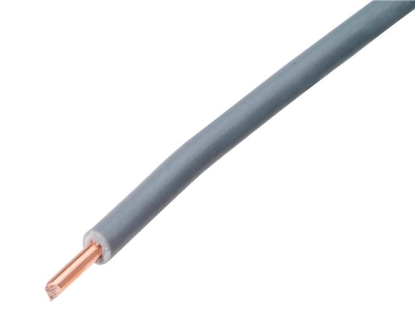 Vob 2.5 Grey (H07V-U) in coil of 100m CPR class: ECA