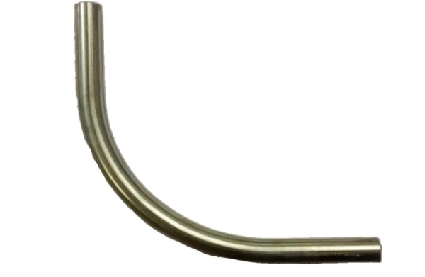 Metalen bocht 90° , zonder schroefdraad M50