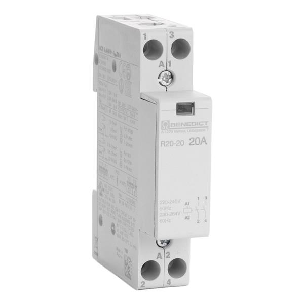 Modular contactor B&J 20A 230Vac 2NO