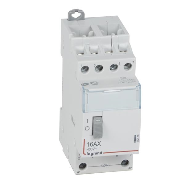 CX³ standaard teleruptor - 4 polig - 230V 16A 4NO - schroefklemmen - 2 modules