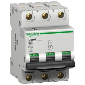 Modular circuit breaker Multi 9 - C60H - 3 poles 16A curve C