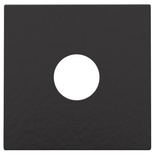 Afwerkingsset voor enkelvoudige coaxaansluiting voor TV, piano Black coated