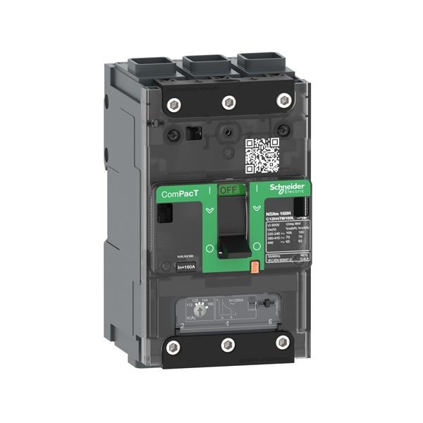Circuit breaker ComPacT NSXm F (36kA at 415VAC), 3 P 3d, 32 A rating TMD trip unit, EverLink connec