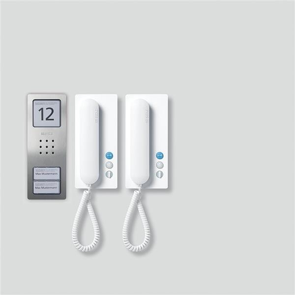 Kit audio Siedle compact Acier inoxydable brossé
