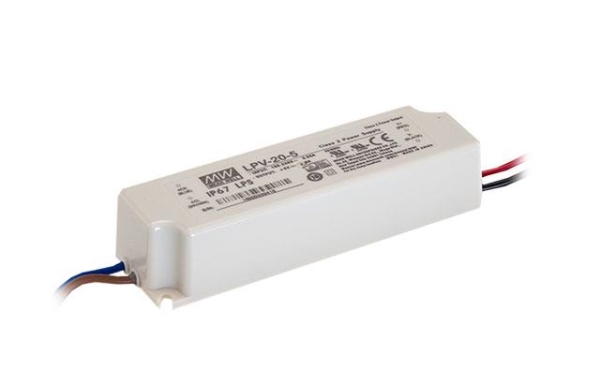 Led driver 24Vdc - 20W 0.84A IP67 118 x 35 x 26mm